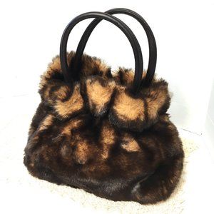 Gioe Faux Mink Fur Purse